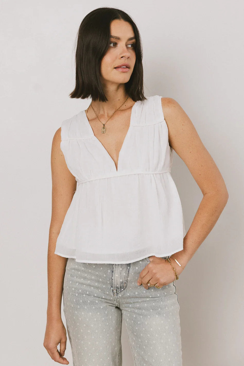 Ruth V Neck Top FINAL SALE
