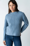 Bostyn Knit Sweater in Blue FINAL SALE