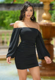 Rhea Mini Dress Black