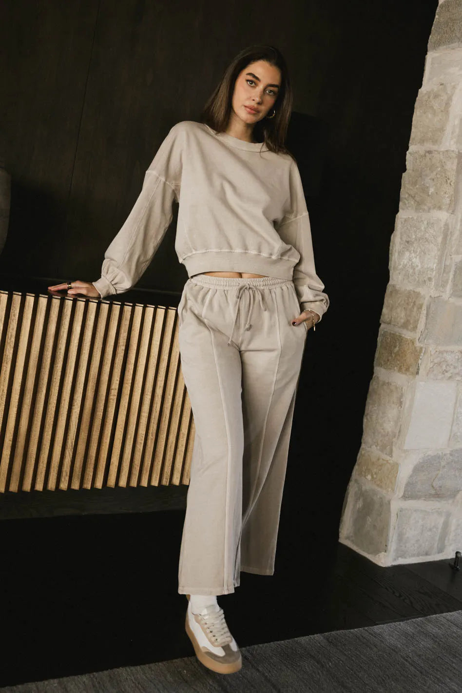 Sutton Sweatpants in Bone FINAL SALE