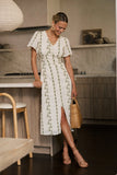 Emmy Embroidered Midi Dress