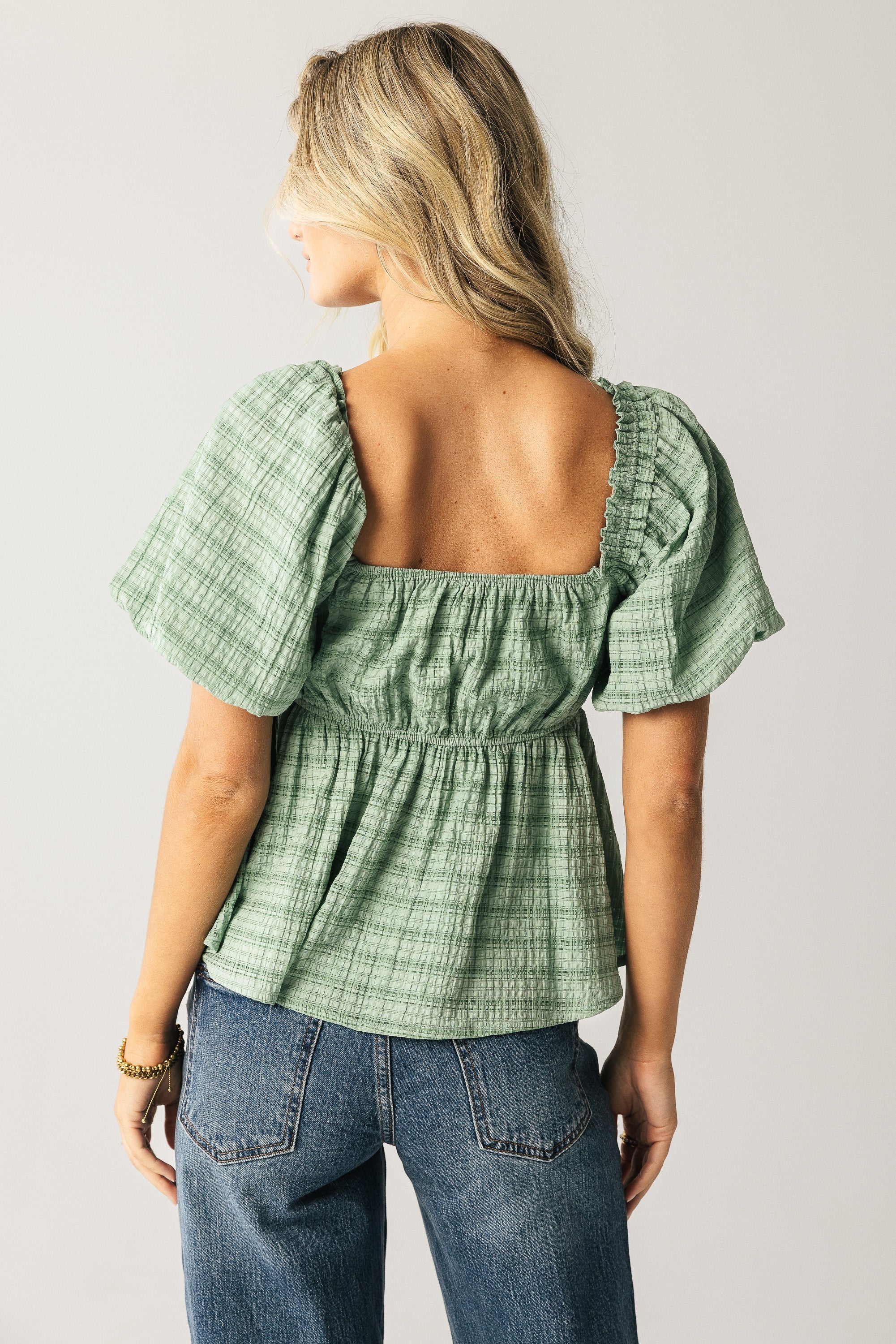 Wilder Blouse in Sage FINAL SALE