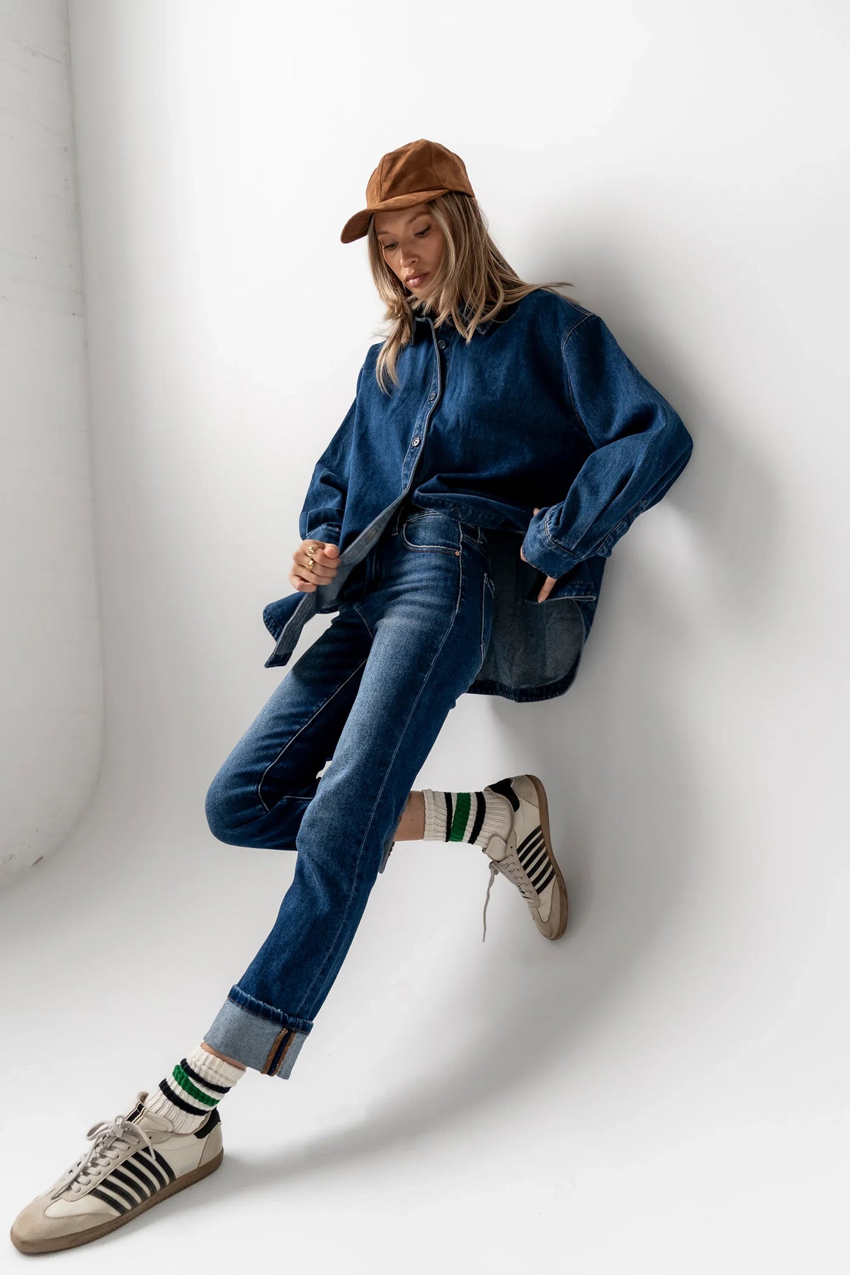 Elliot Cuffed Straight Leg Jeans FINAL SALE
