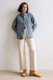 Kandy Striped Denim Shacket