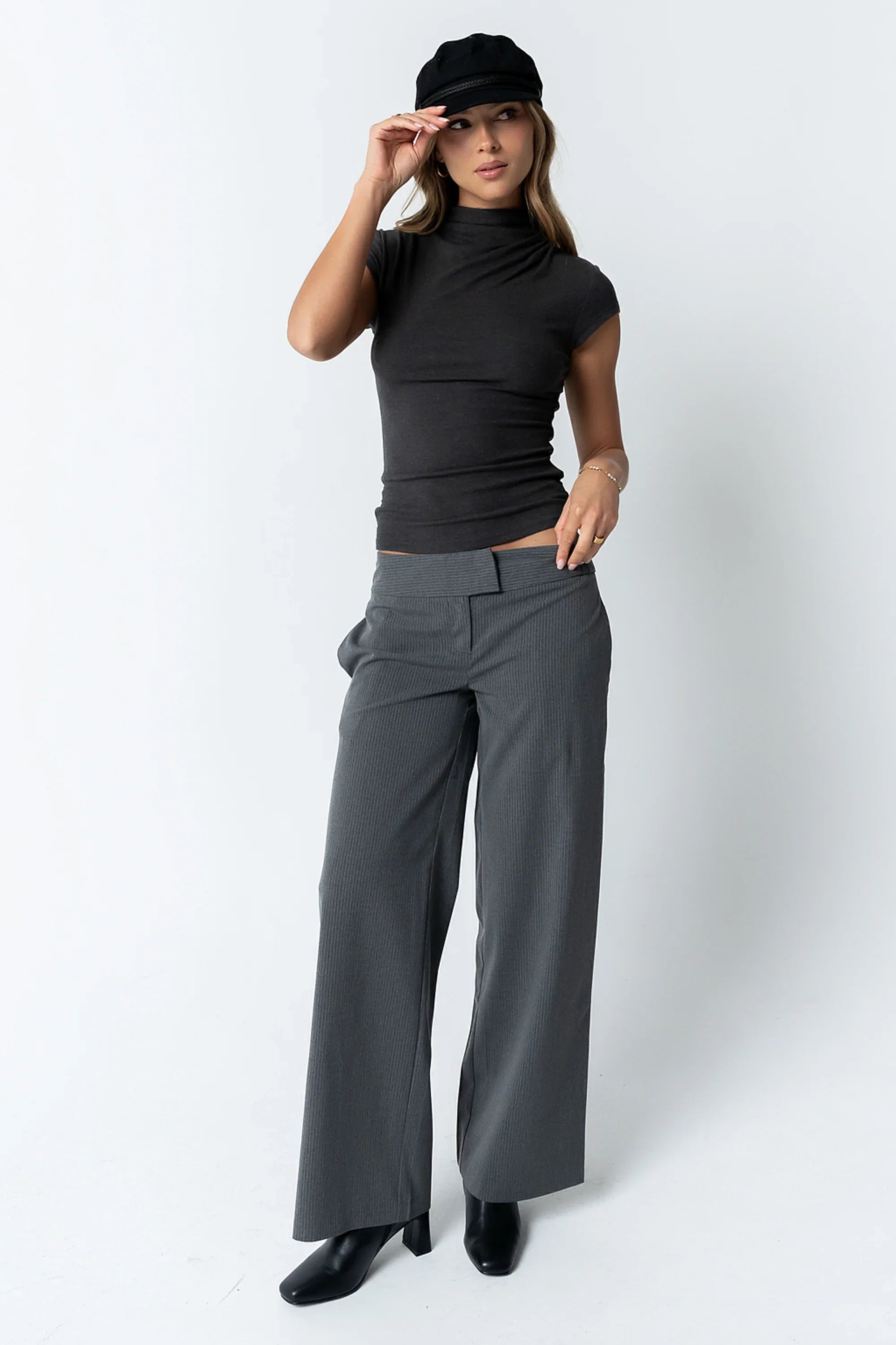 Gianna Pinstripe Trouser