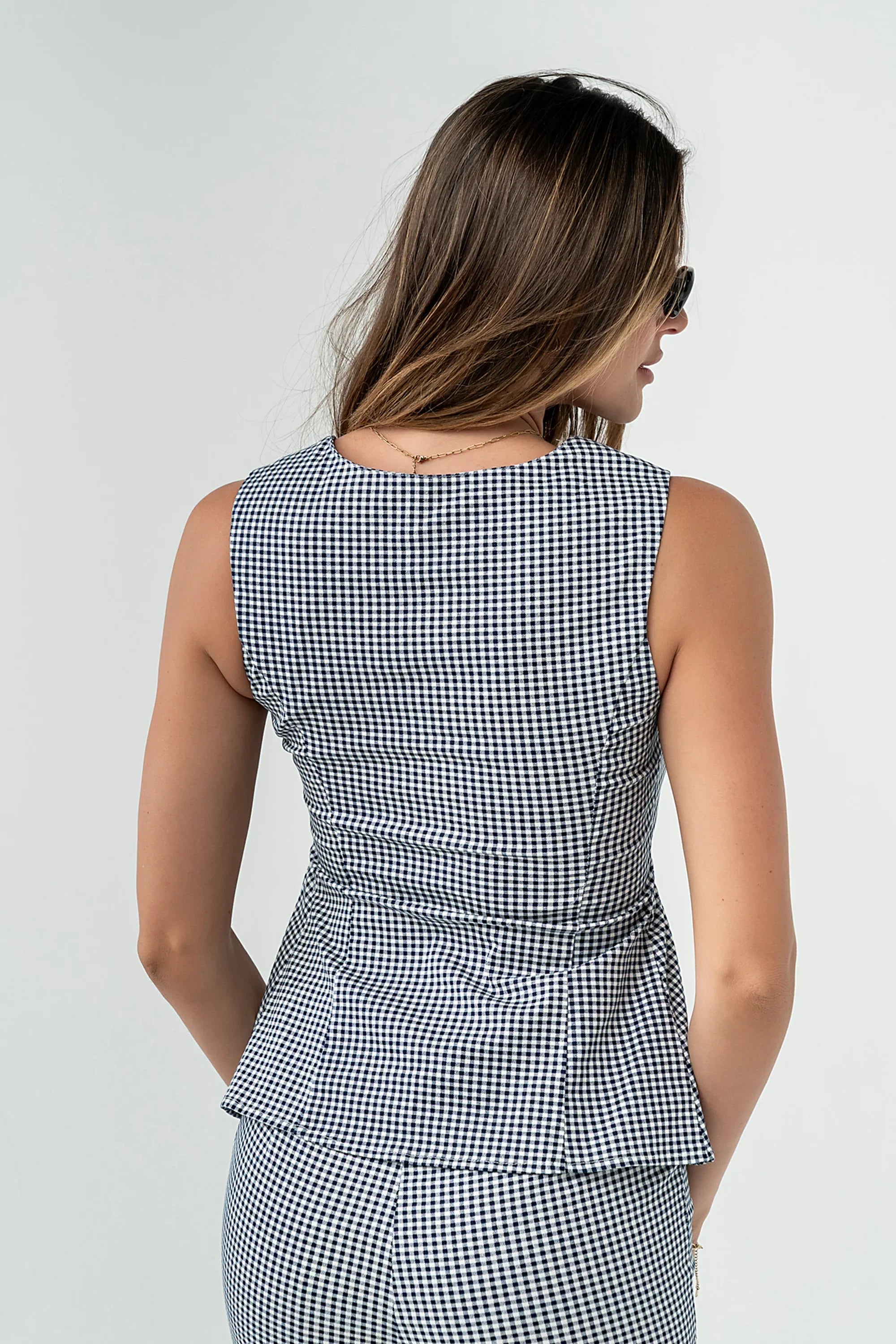 Saylee Gingham Top
