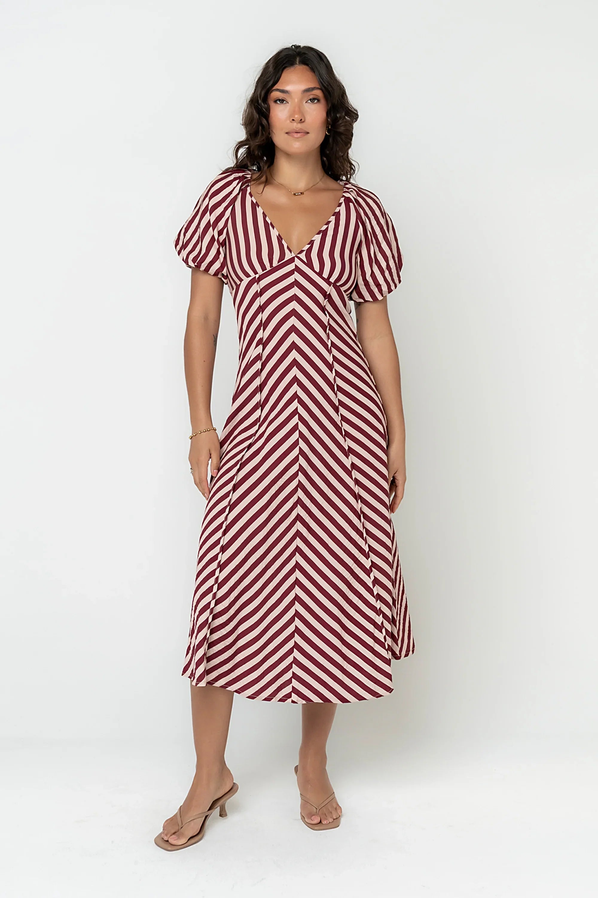 Lindsay Striped Maxi Dress
