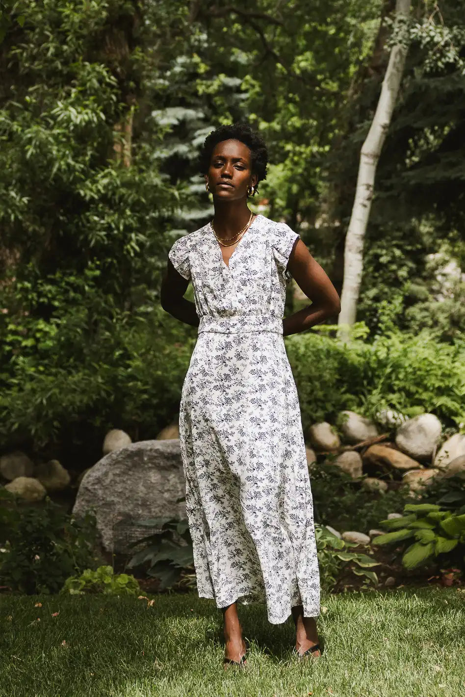 Erica Floral Midi Dress FINAL SALE