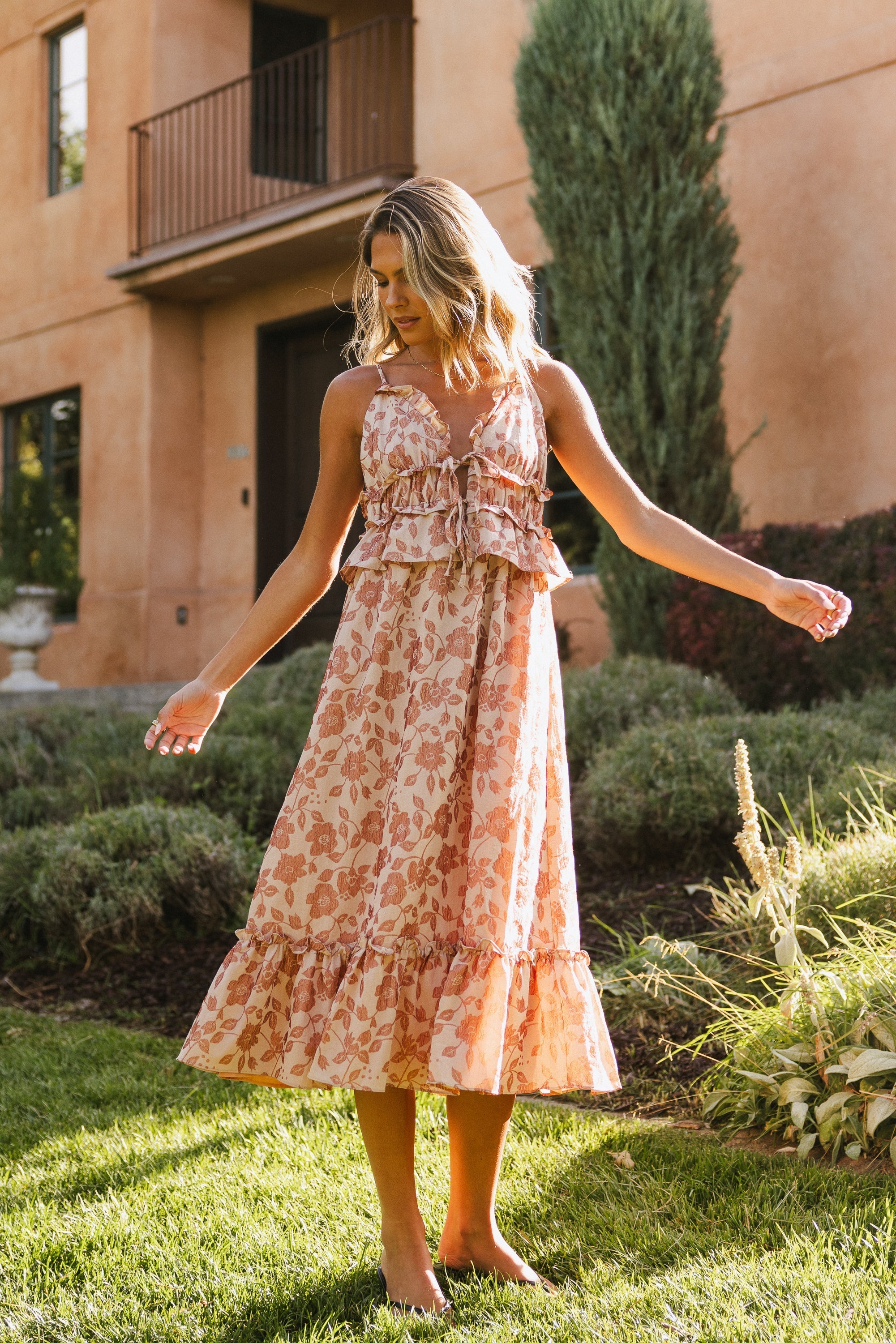 Francis Floral Midi Dress FINAL SALE