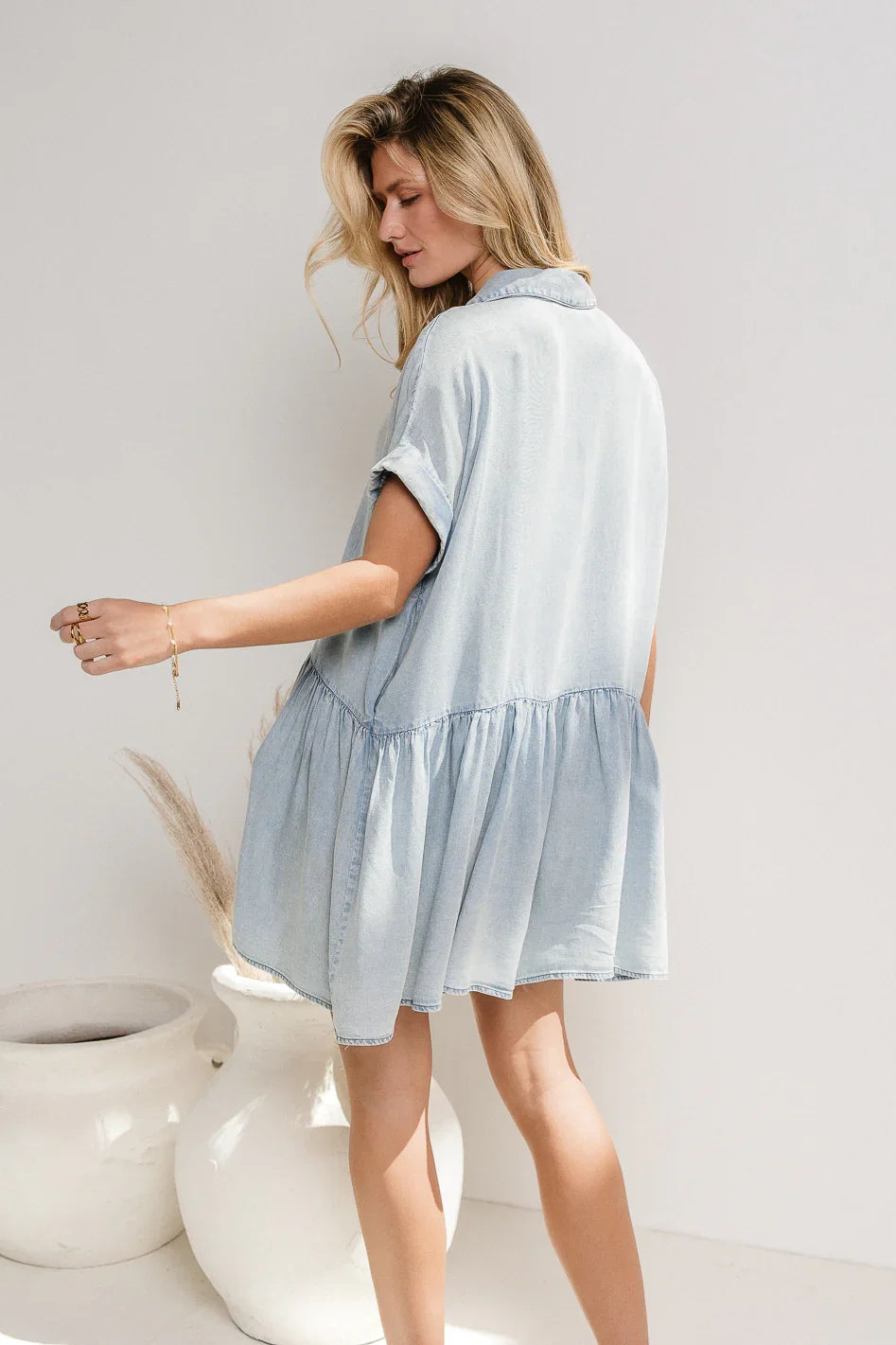 Buttoned Mini Dress FINAL SALE