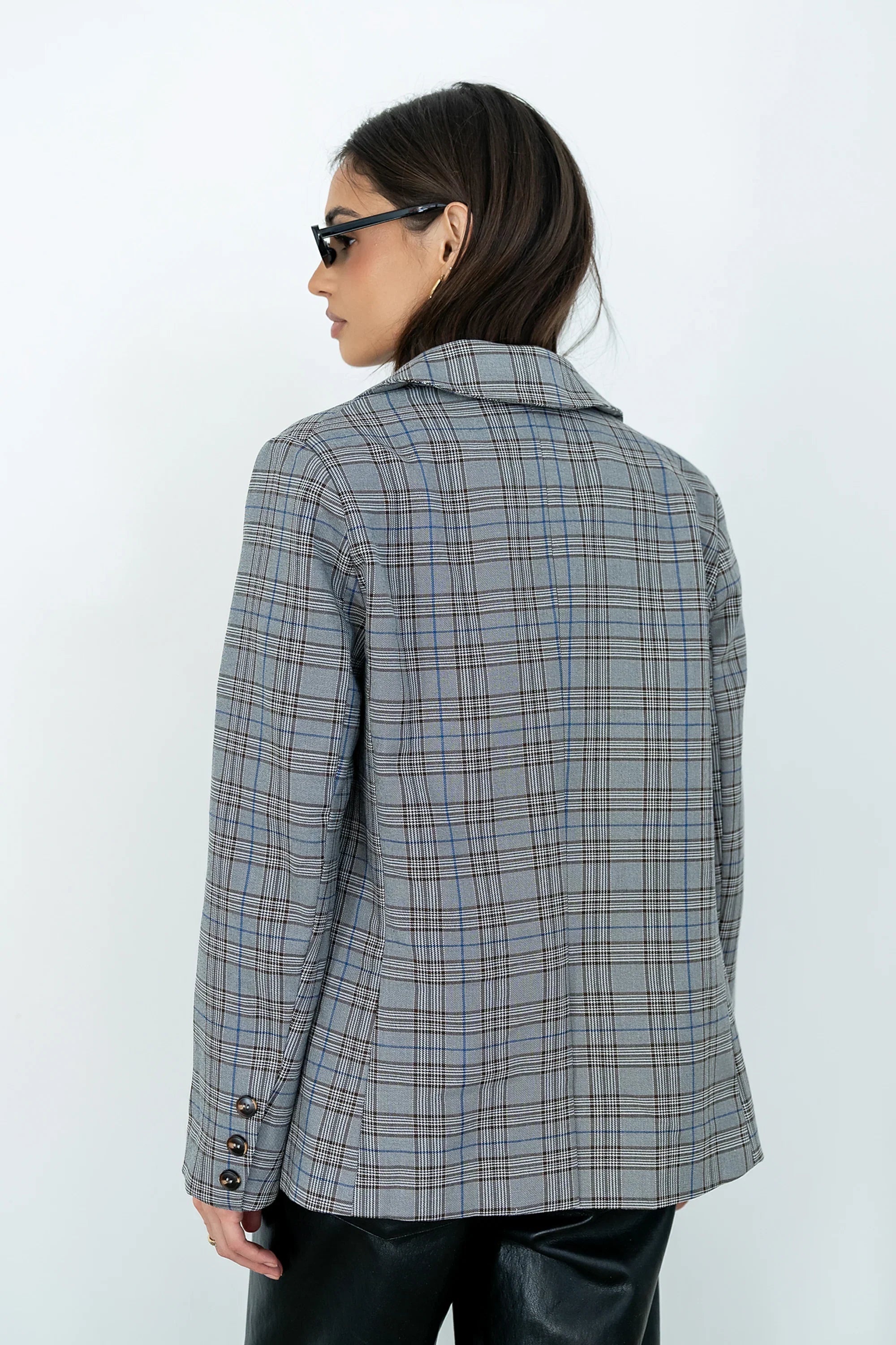 Daniel Mixed Media Blazer