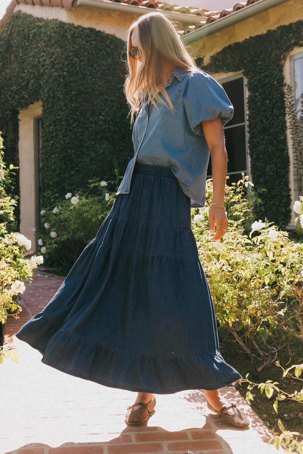 Lisa Tiered Maxi Skirt FINAL SALE