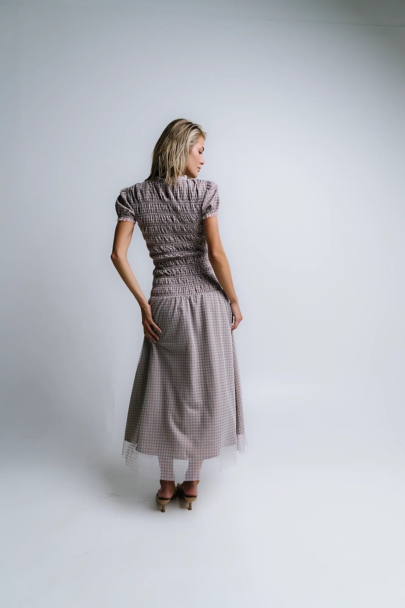Daisy Gingham Maxi Dress FINAL SALE