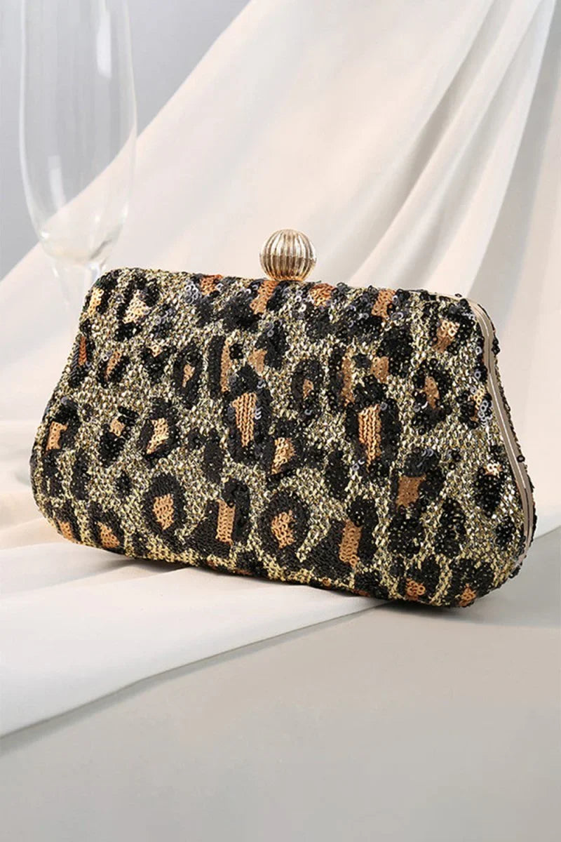 Eye Catching Leopard Clutch Bag
