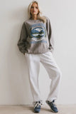 Mount Rainier Crewneck in Grey FINAL SALE