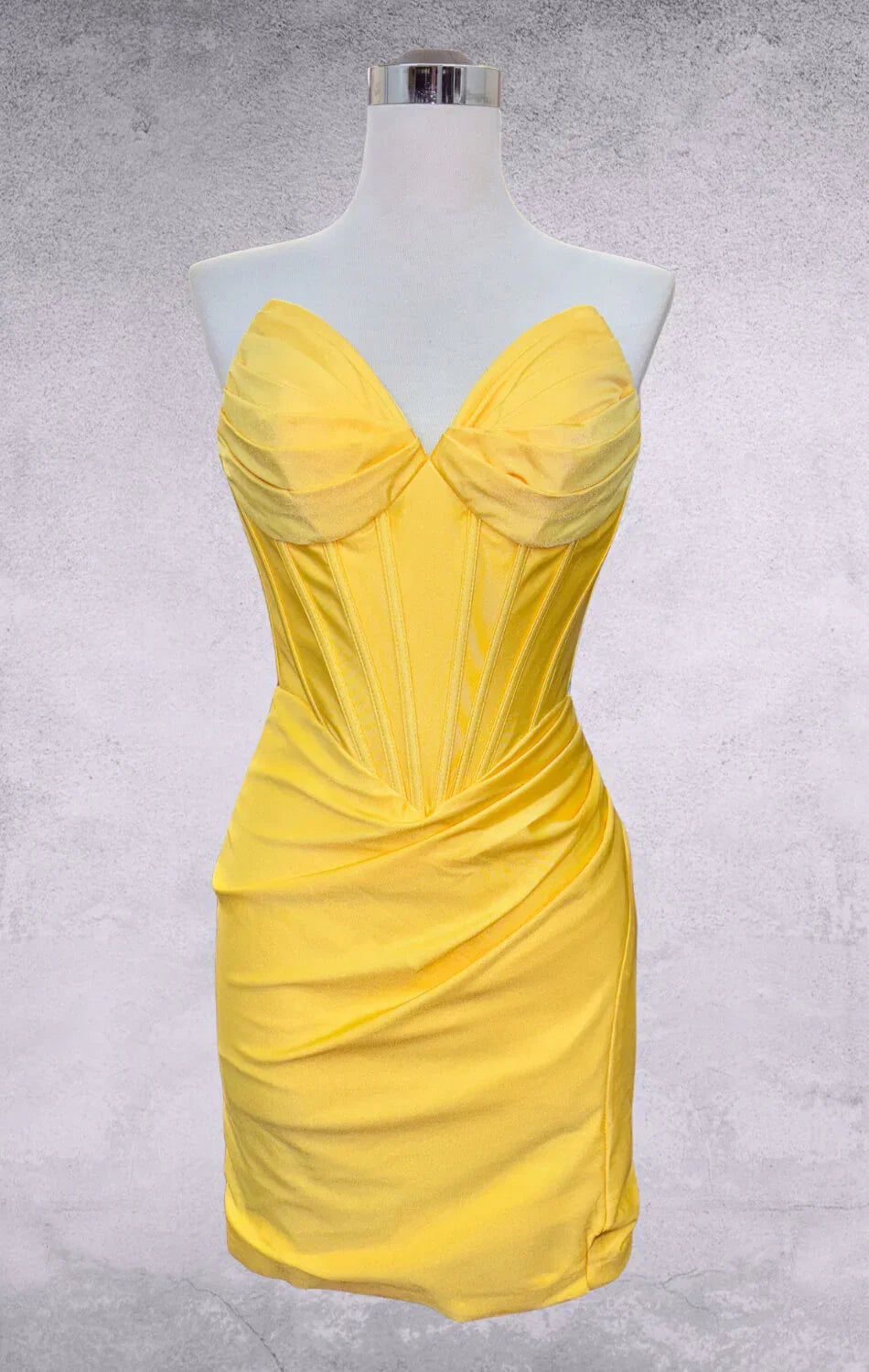 KNOX MINI DRESS STRAPLESS SATIN COCKTAIL DRESS