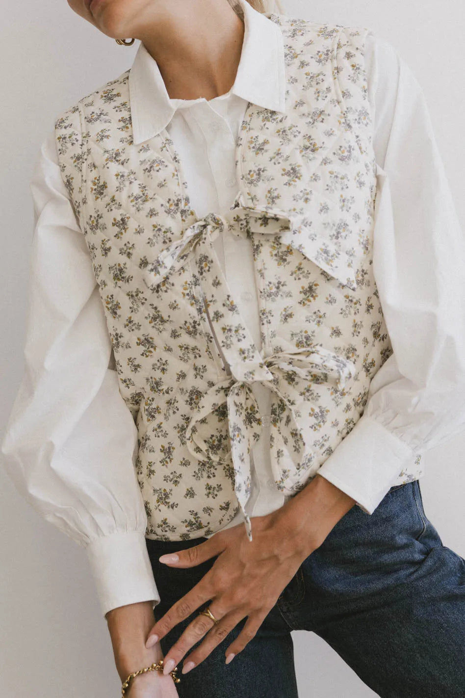 Opal Quilted Vest FINAL SALE