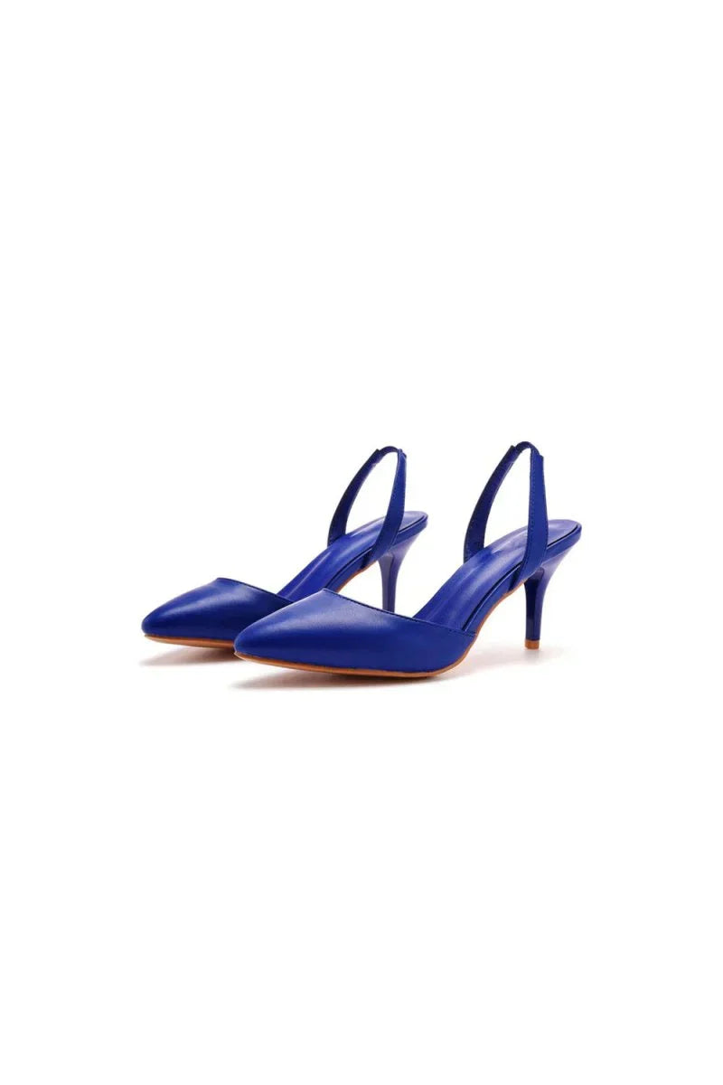 Simple Elegant Pointed Toe Stiletto Slingback High Heels