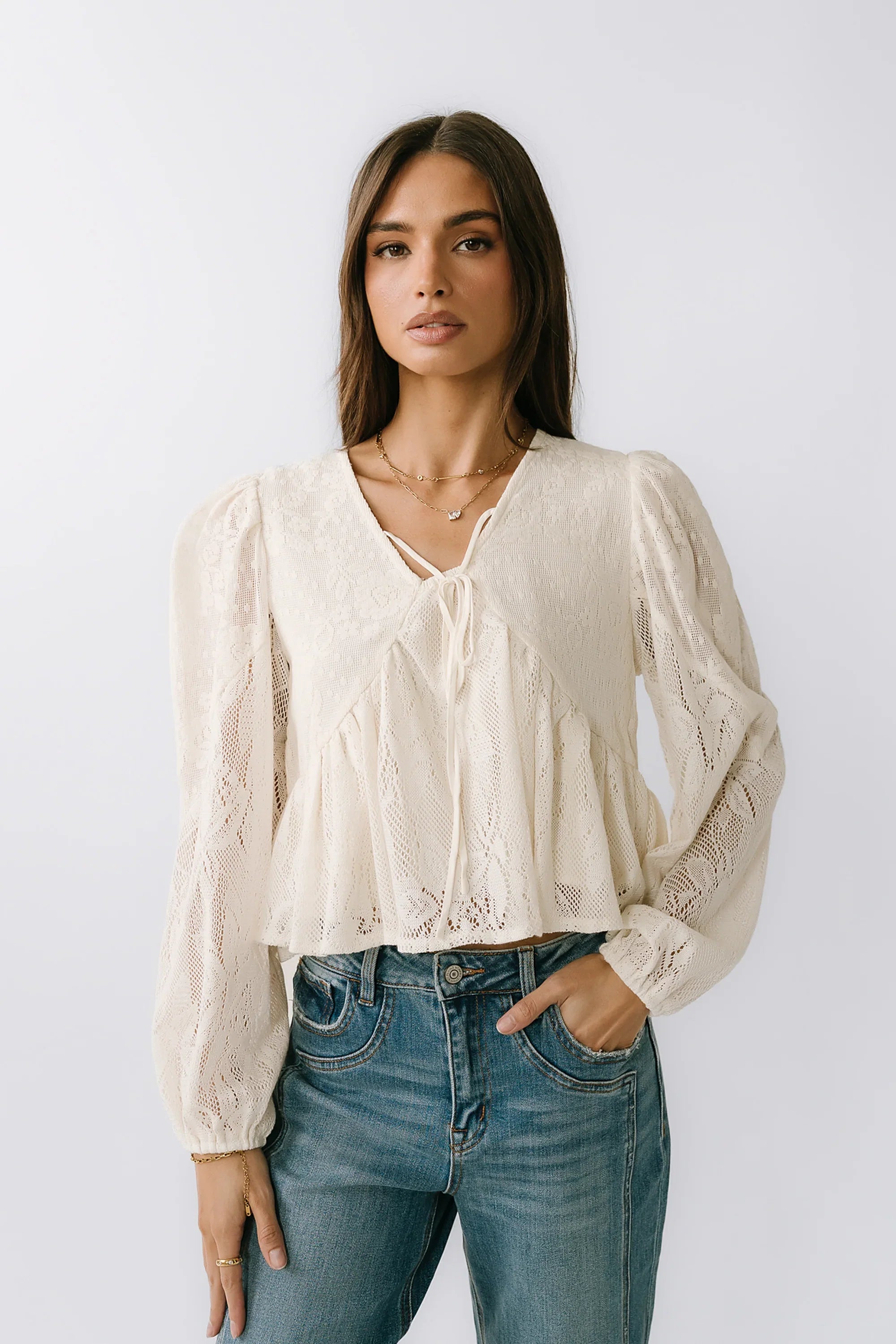 Tommy Lace Top