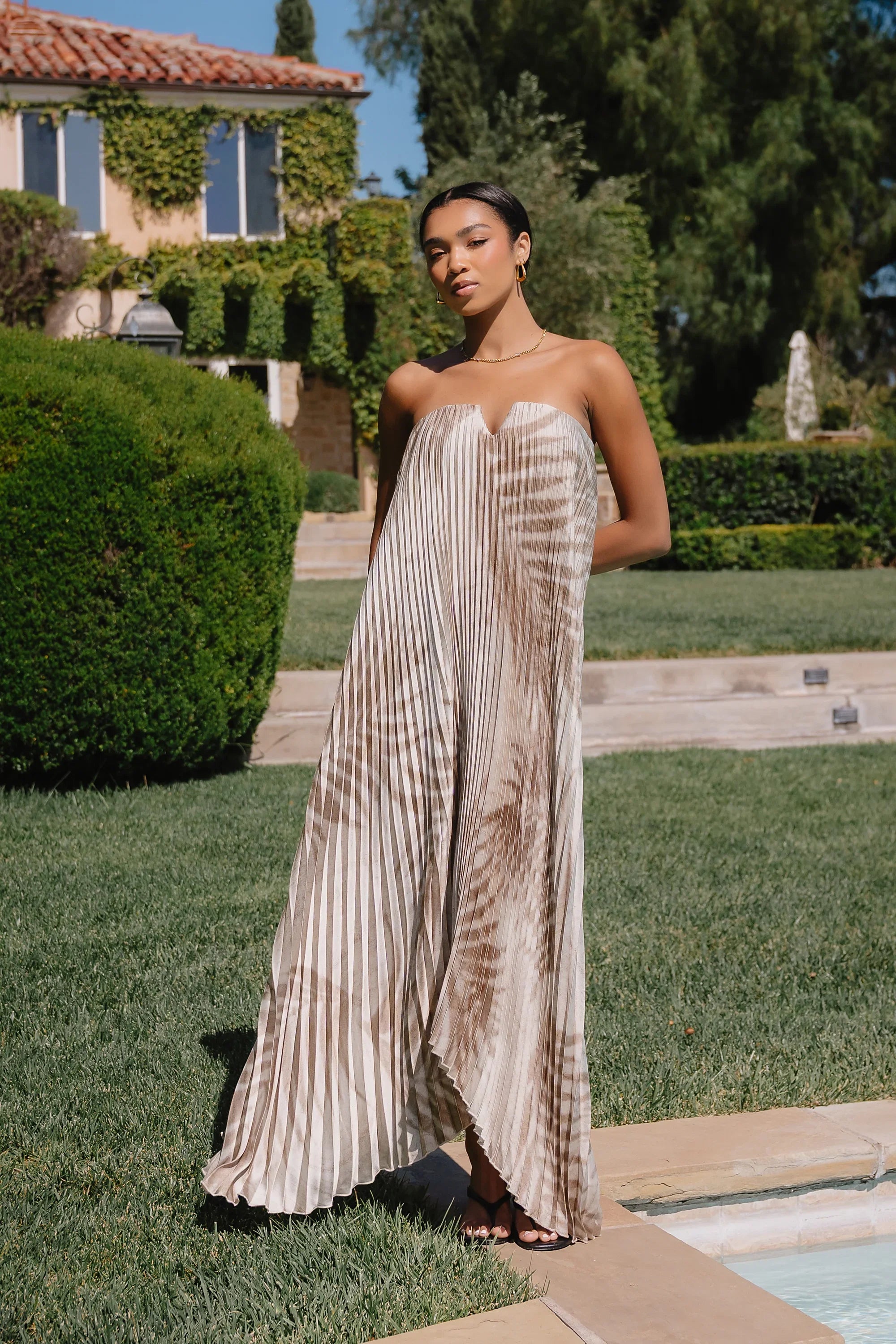 Brandie Accordion Maxi Dress