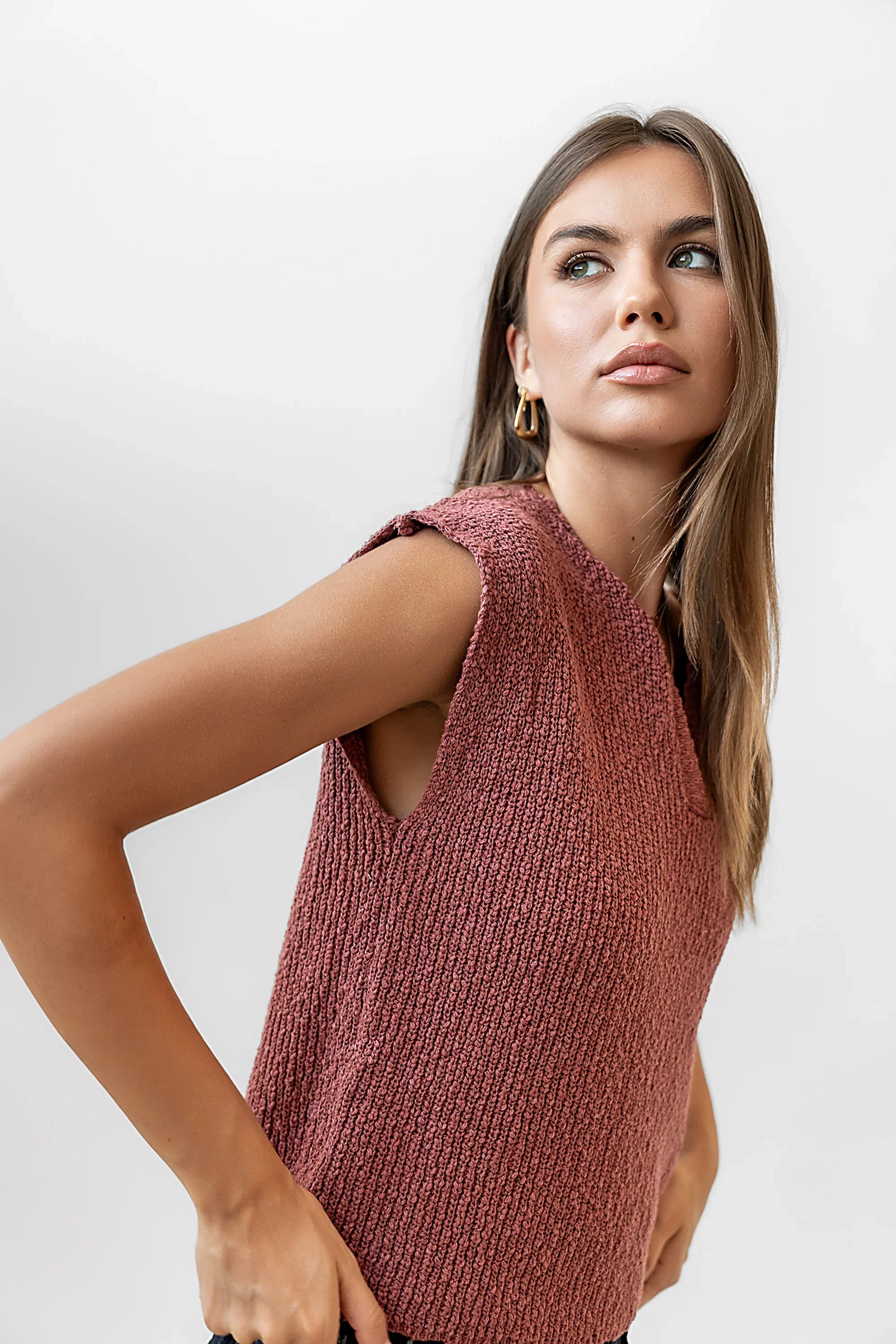 Aylin Sweater in Marsala FINAL SALE