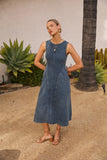 Christy Denim Midi Dress