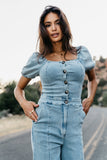 Mazie Denim Jumpsuit