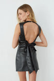 Yara Faux Leather Skort