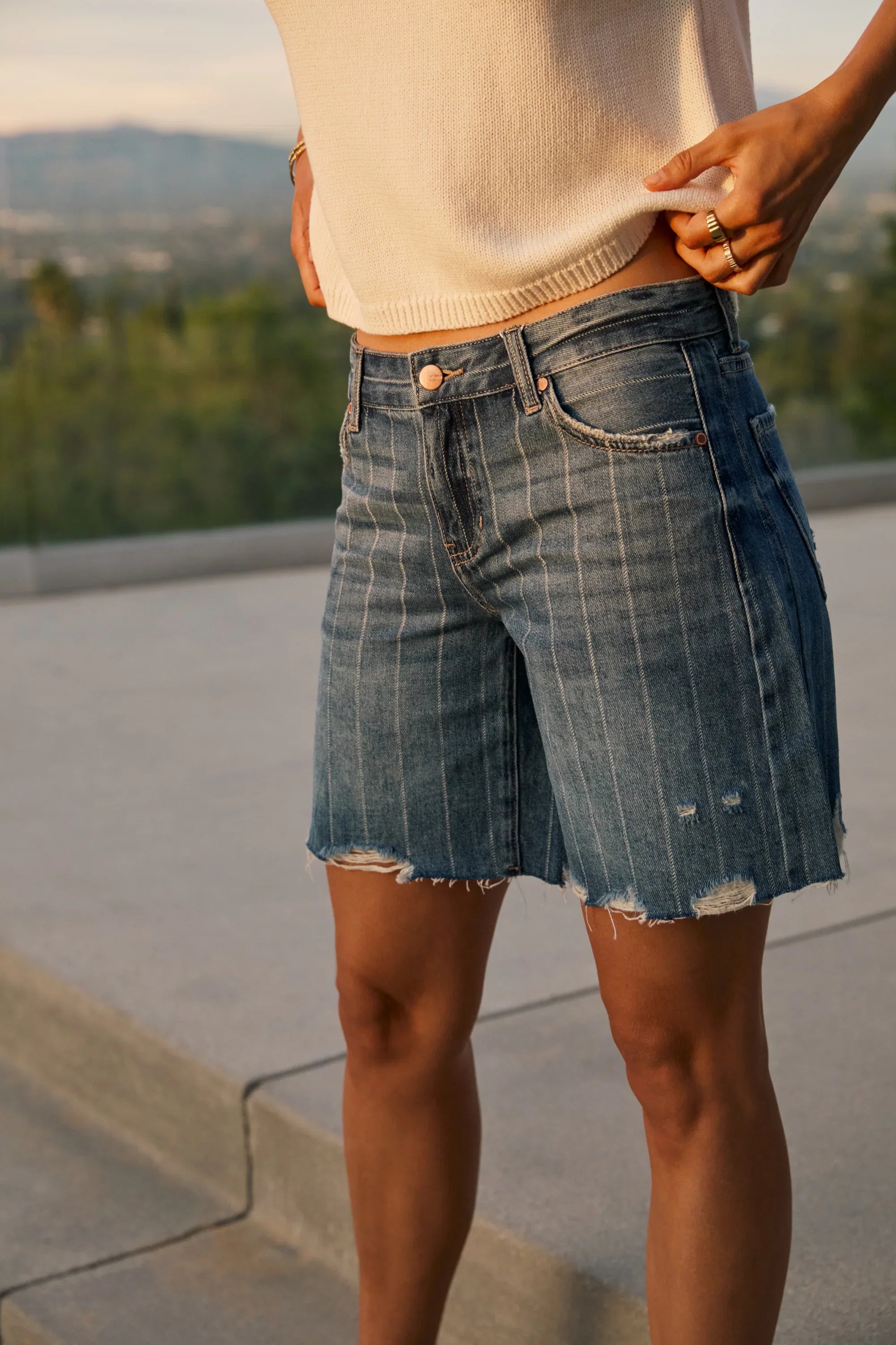 Quincy Denim Shorts