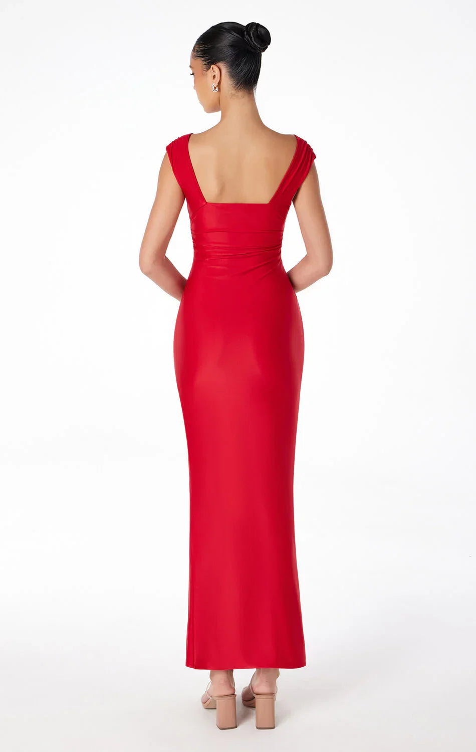 ROMI STRETCH JERSEY MAXI DRESS