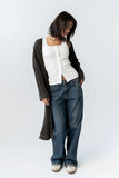 Eve Ribbed Duster in Olive