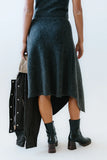 Cassie Asymmetrical Midi Skirt FINAL SALE
