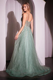 Wynter Gown Crystal Embellished A Line Tulle Dress