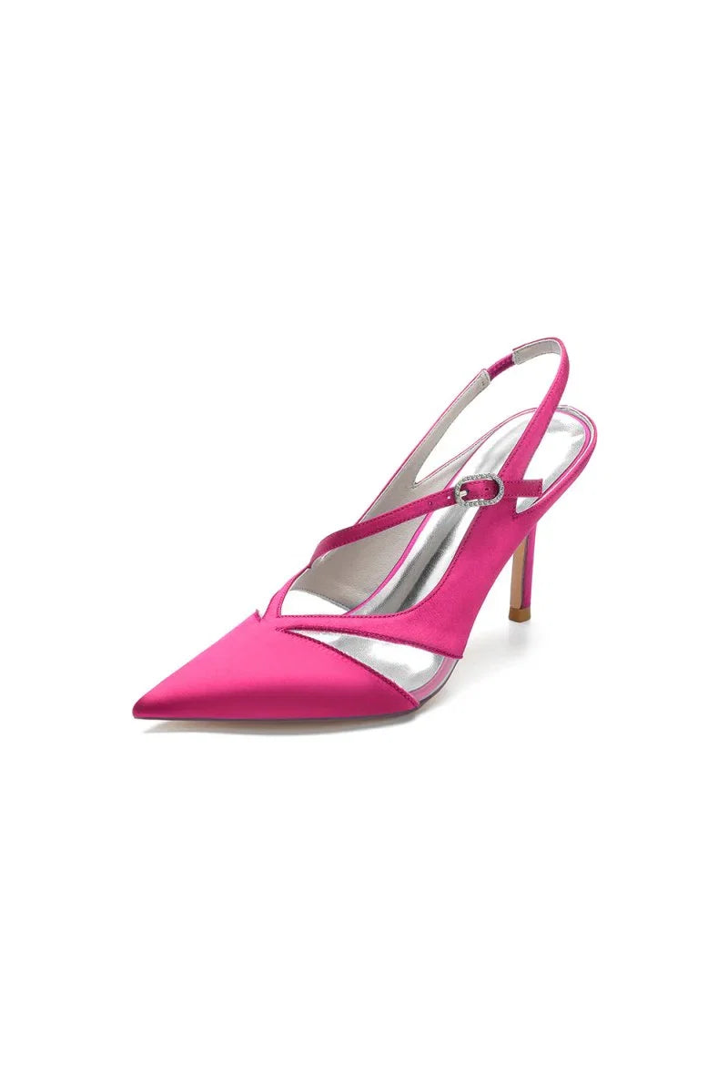 Slingback Pointed Toe High Heels