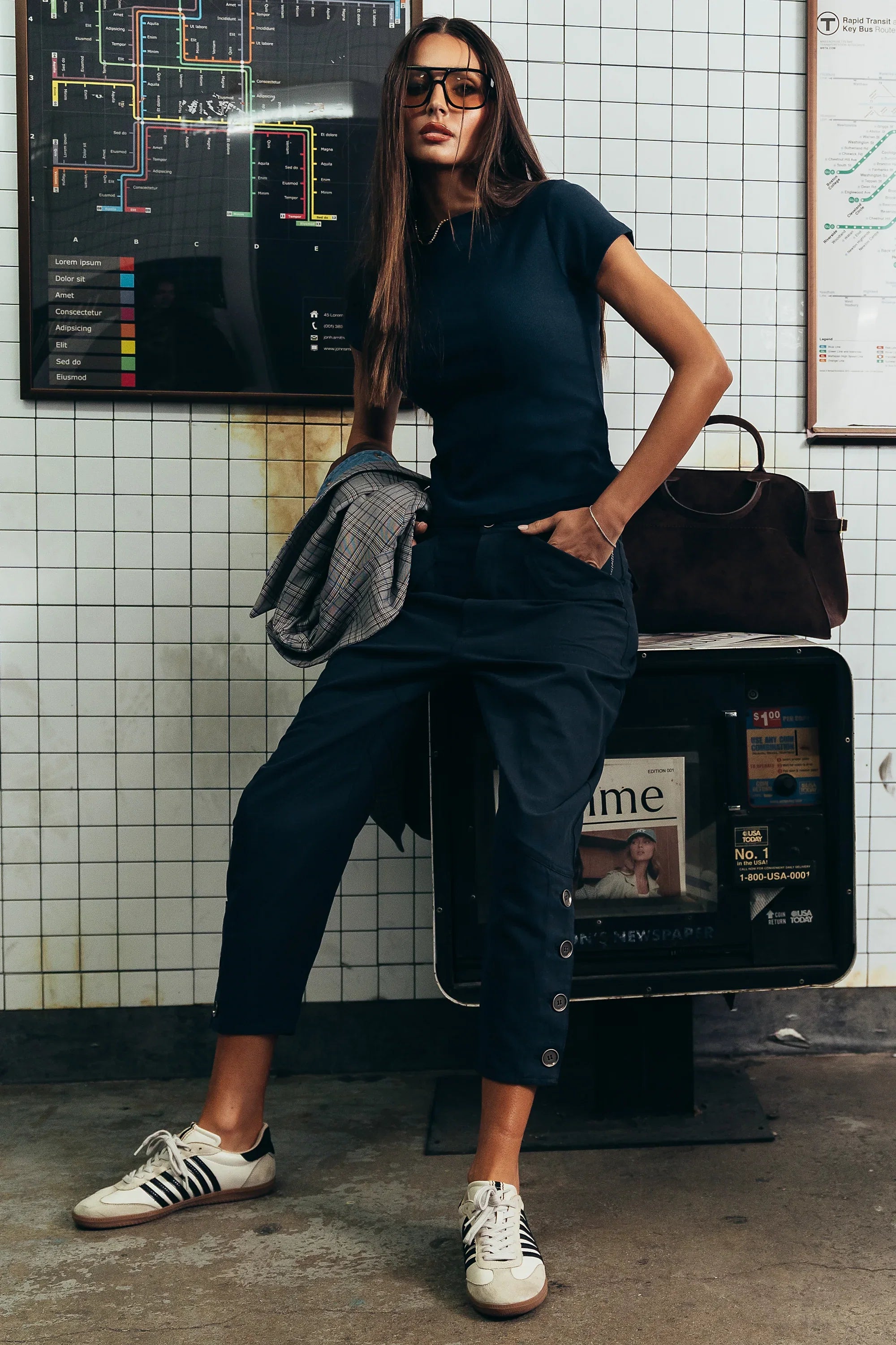 Lennie Cropped Barrel Pants