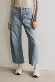 Juliette Barrel Jeans in Light Wash FINAL SALE