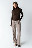 Benny Textured Top in Brown
