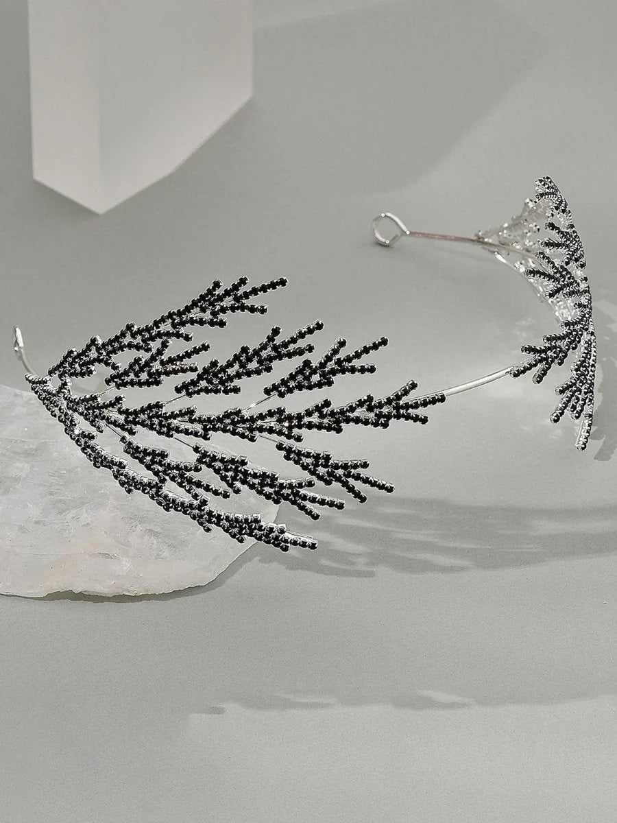 Metal Super Shiny Rhinestone Wide Headband Hair Accessories