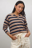 Morgan Striped Sweater in Taupe FINAL SALE