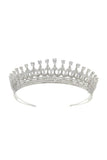 Silver Zirconia Wedding Tiara