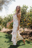Kyler Ruffle Floral Maxi Dress