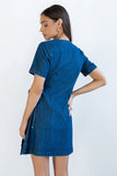 Rue Denim Wrap Dress