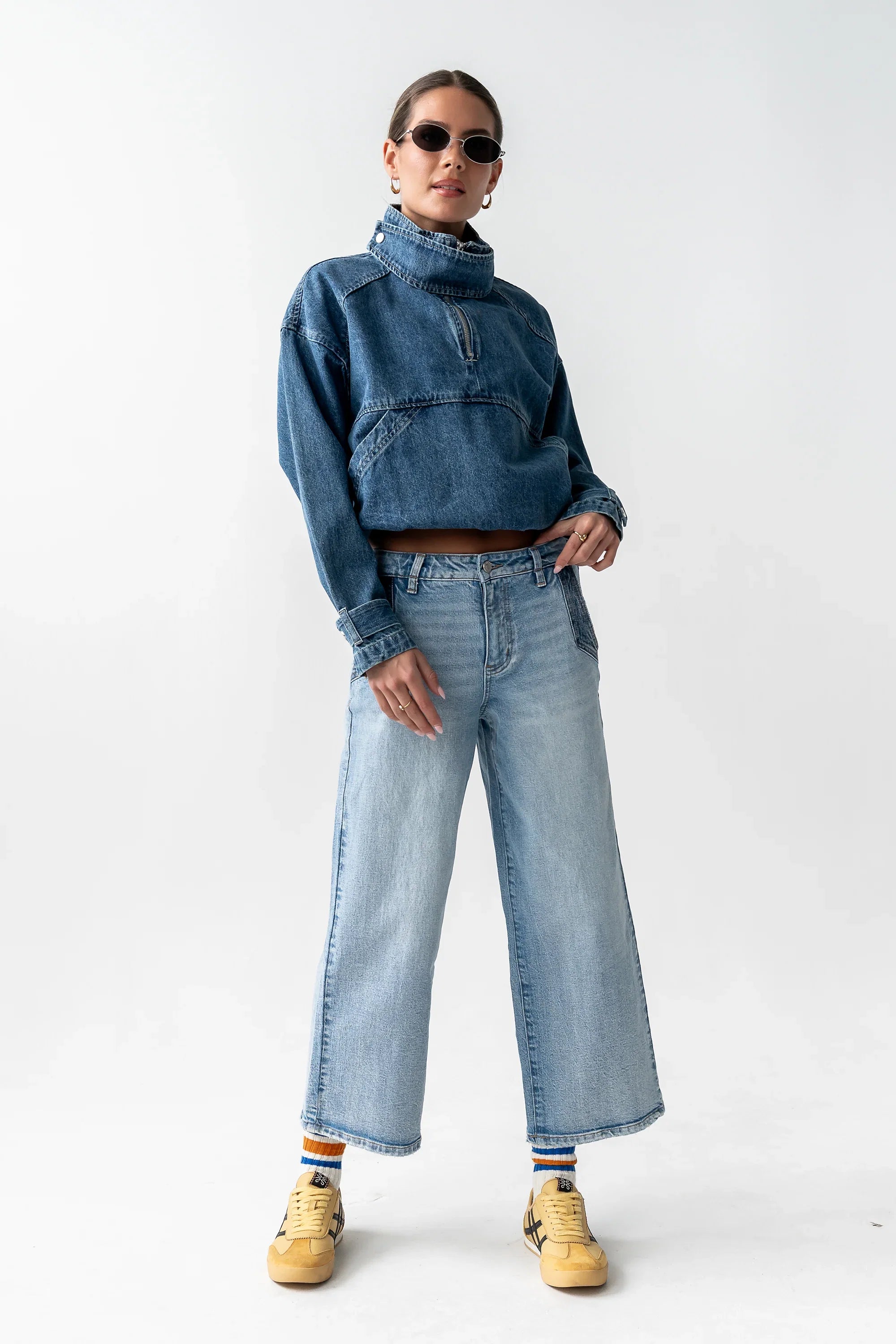 Regina Denim Jacket in Medium Wash