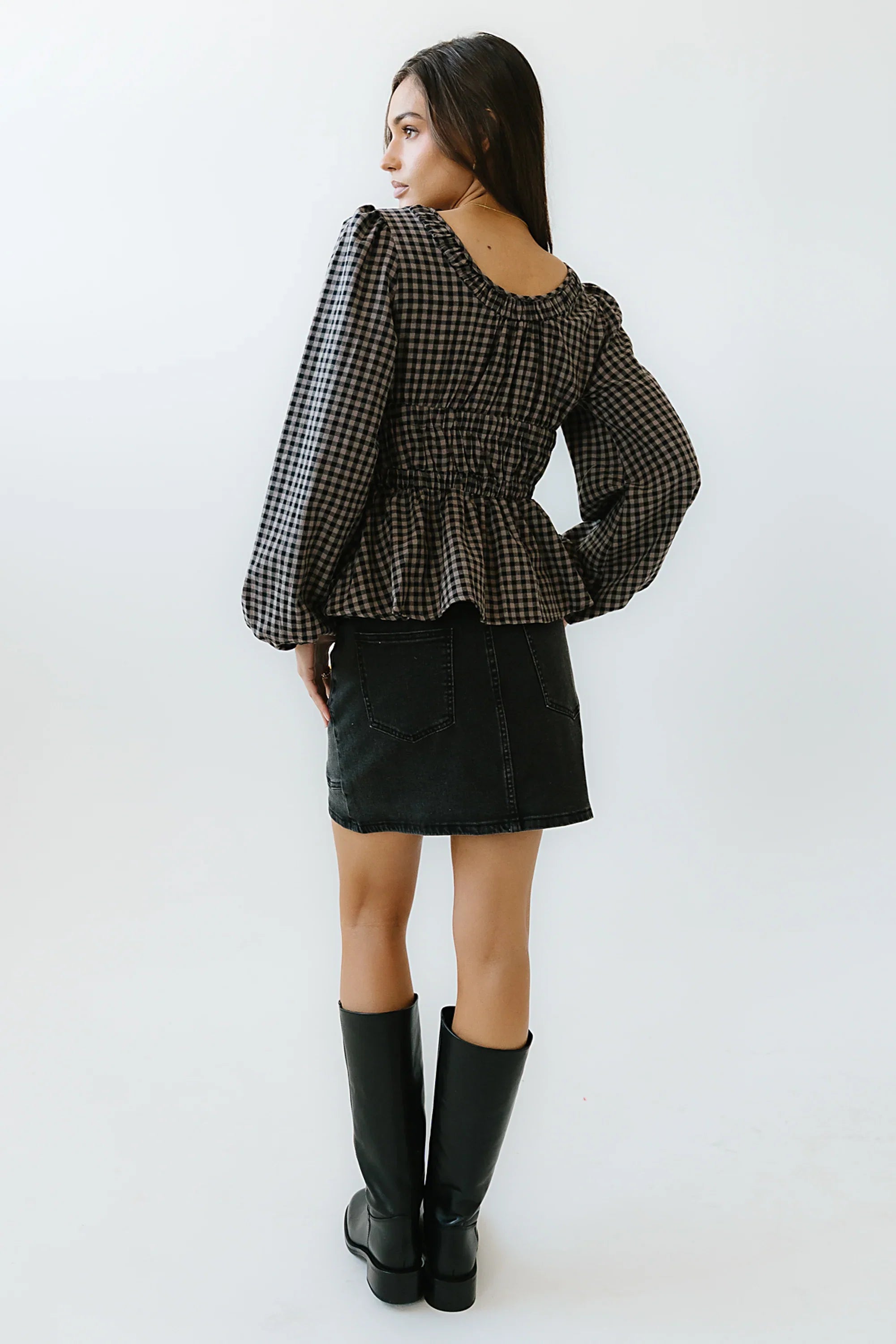 Laurel Denim Mini Skirt