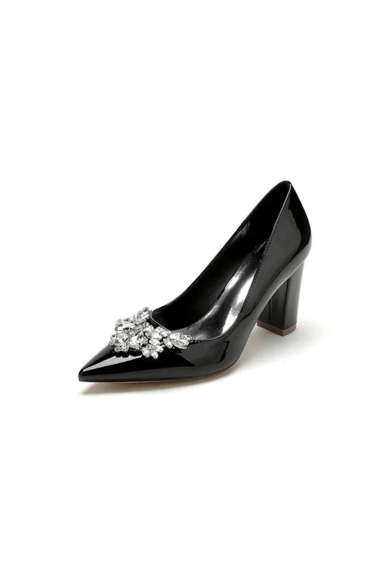 Ivory High Heels with Modern Design