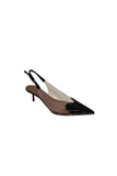 Yellow Stiletto Heel Mid Heel Sandals