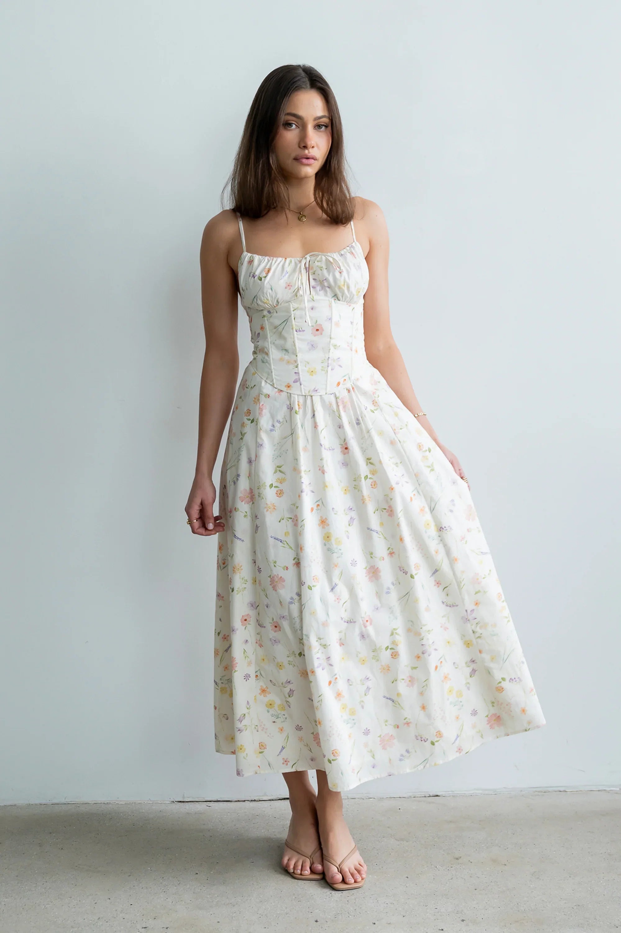 Quiny Floral Midi Dress
