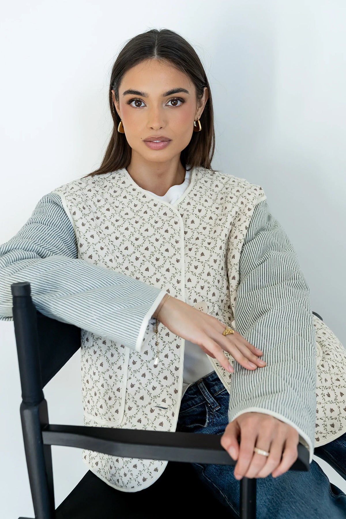 Lucas Quilted Jacket in Forest