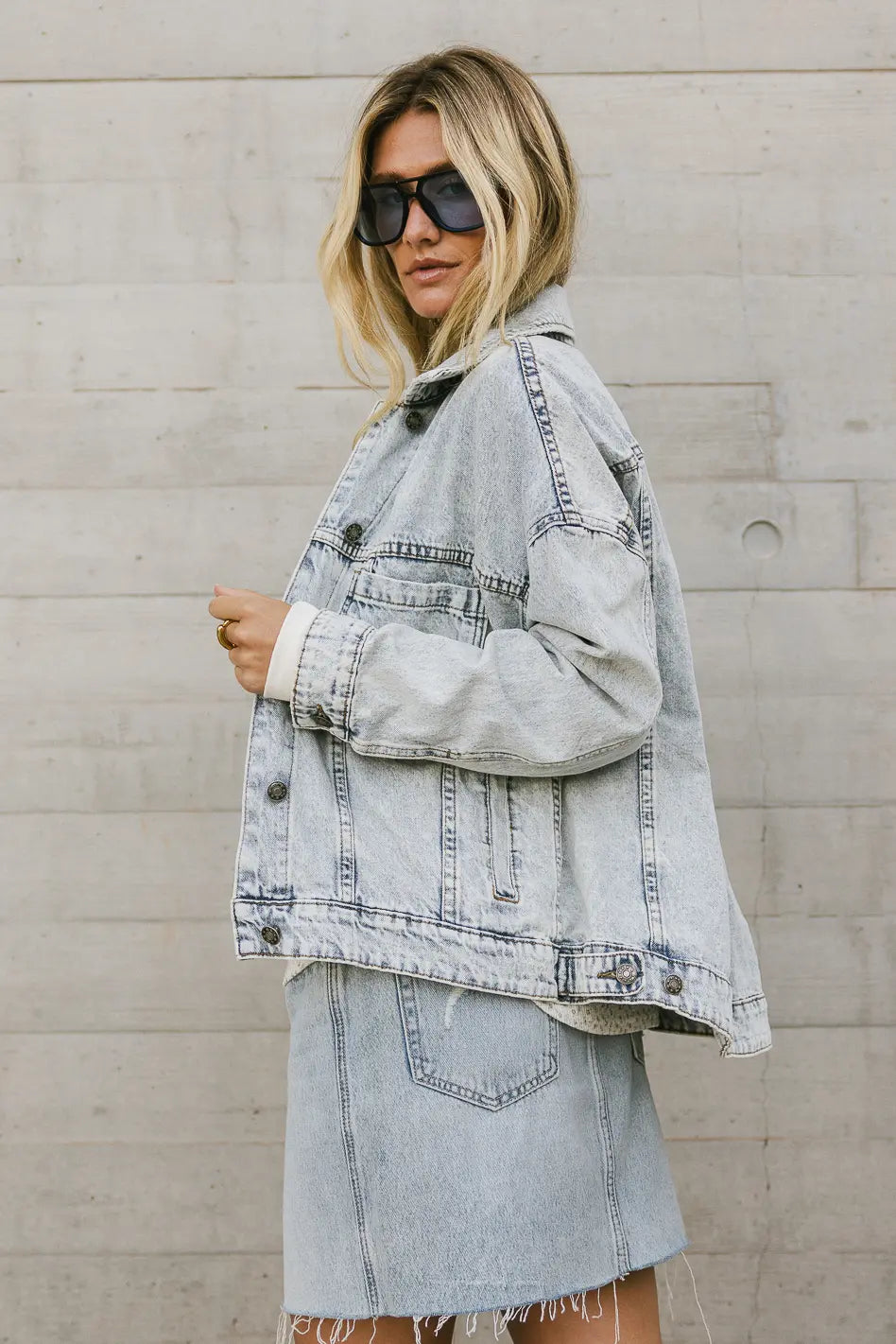 Bronwyn Jacket in Light Wash FINAL SALE