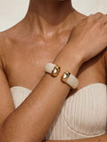 Carved Relic Resin Cuff Bracelet